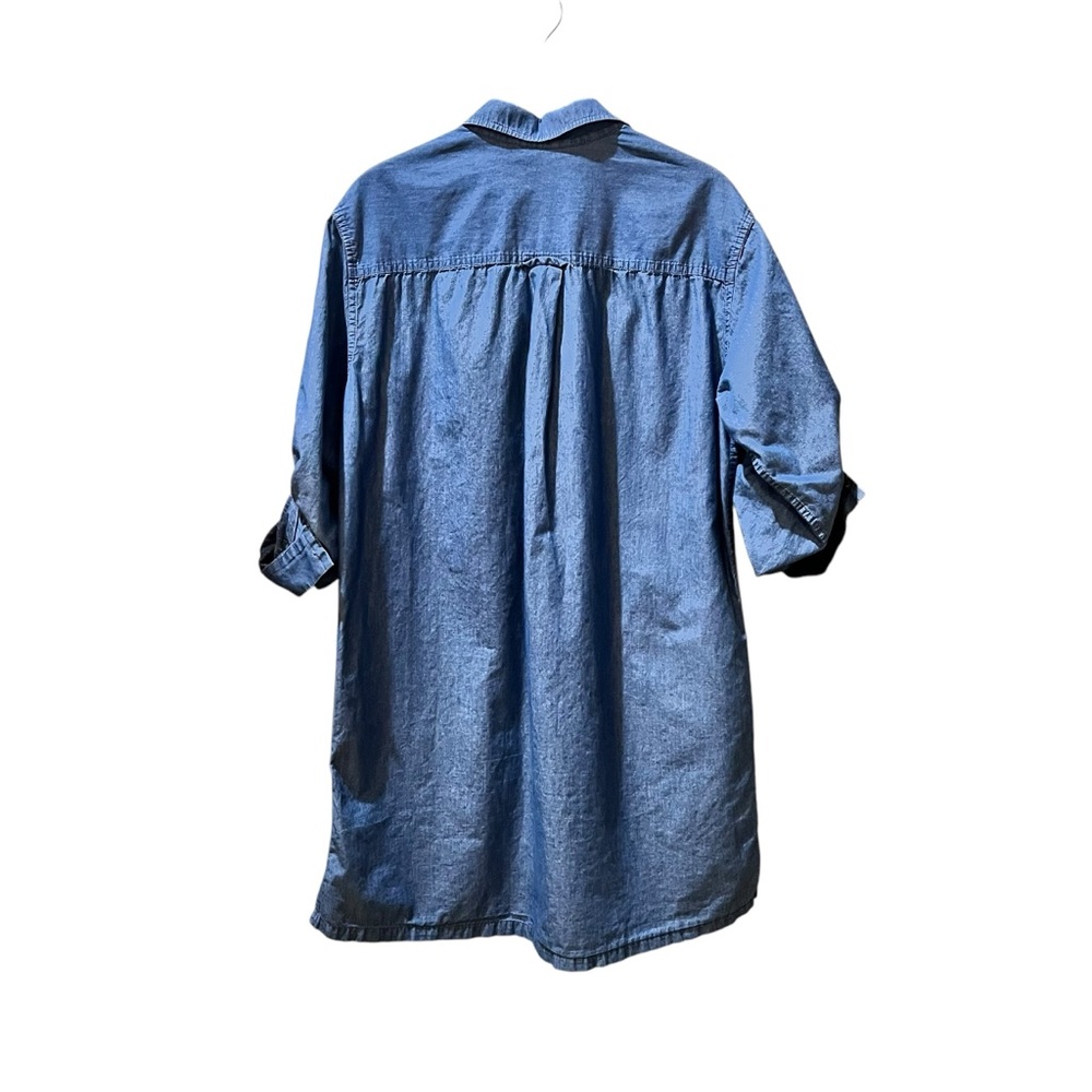 ATM | Anthony Thomas Mellilo Lightweight Denim Blue Dress |Medium - Picture 2 of 5